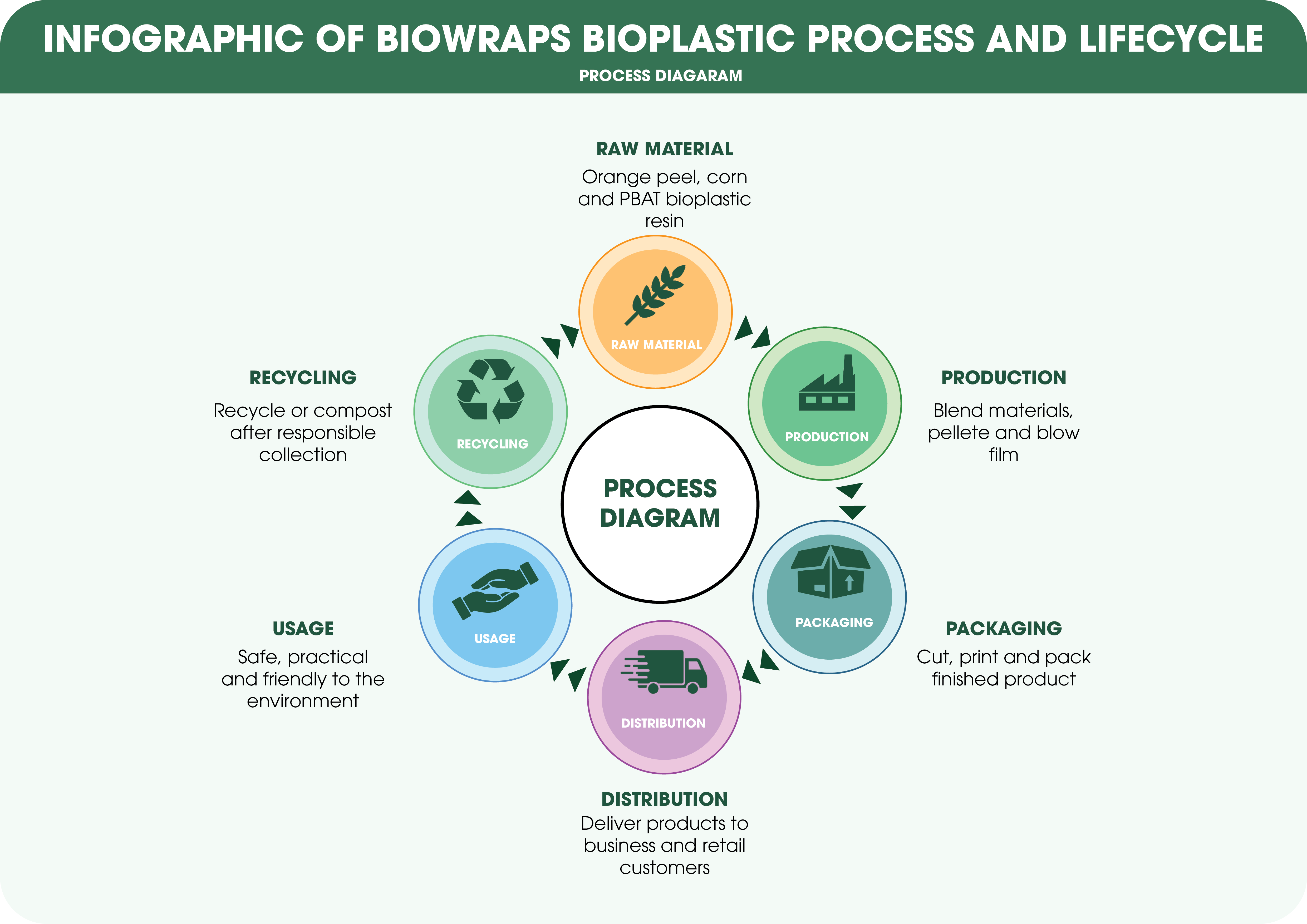 Bioplastic Process Diagram